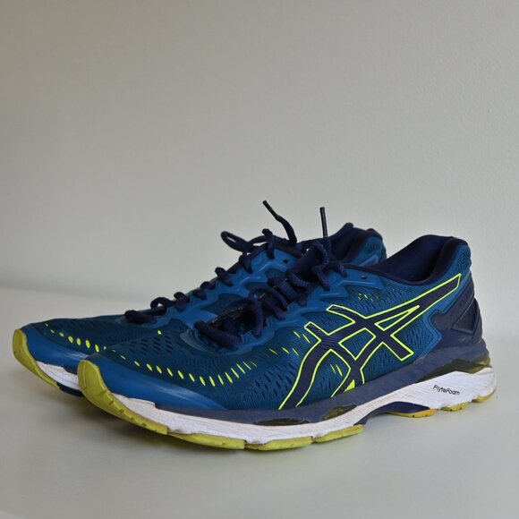 ASICS GEL-Kayano FlyteFoam Dynamic Duomax IGS Running Blue Sneakers Size US 9.5 main image 8